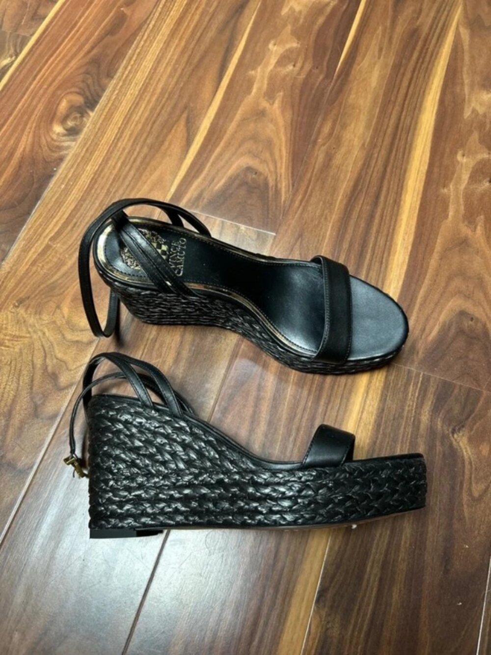 Vince Camaro Emrey Platform Wedge Sandals sz 9.5 - Picture 2 of 10